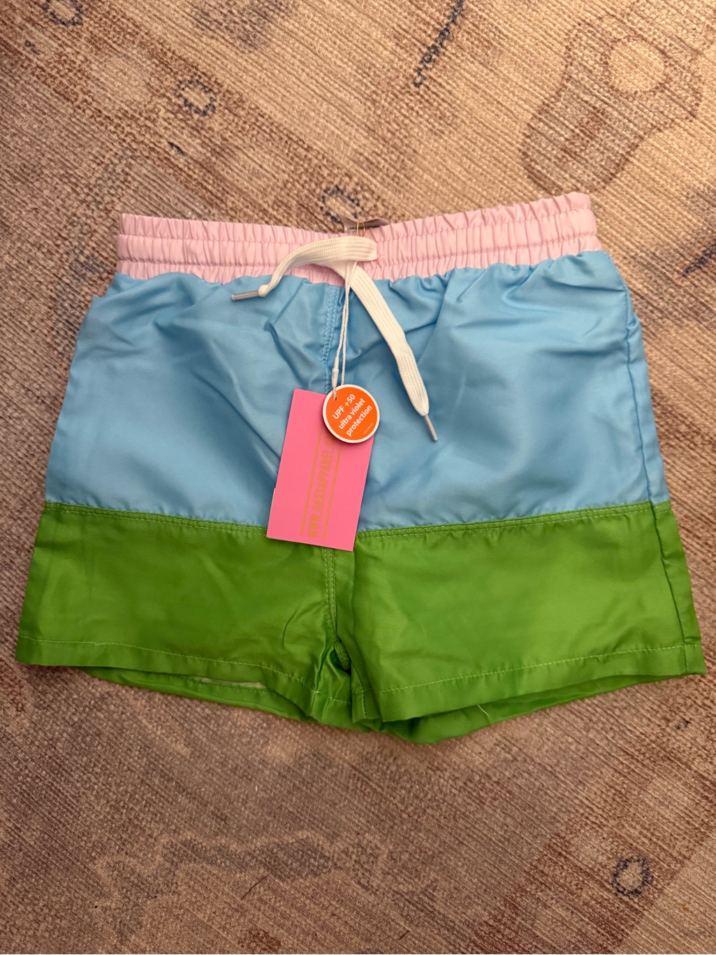 The Oaks Nwt Colorblock Swim Trunks Size 7
